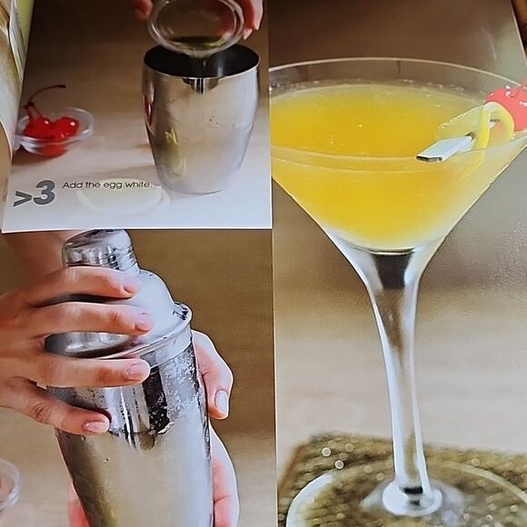 Coffee Table Bar Book Cocktails Step By Step Full Color - Picture 11 of 16